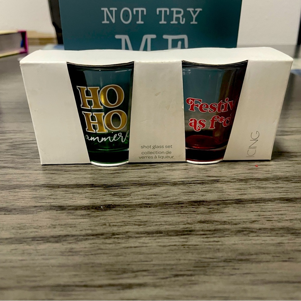 Christmas shot glasses